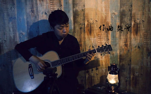 又见枫叶城指弹谱 C调高清版_弹琴吧编配_杨昊昆