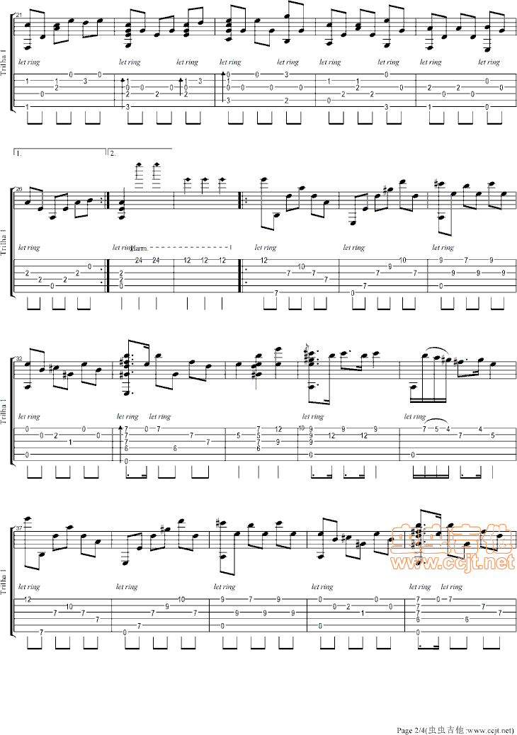 十一月的某一天吉他谱-2