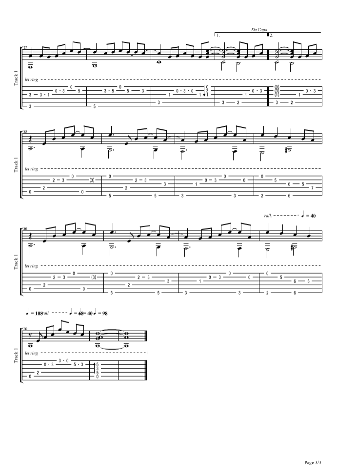 枝雪零吉他谱-3