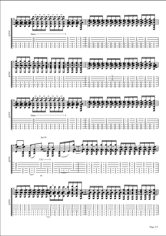 Big blue ocean吉他谱-3