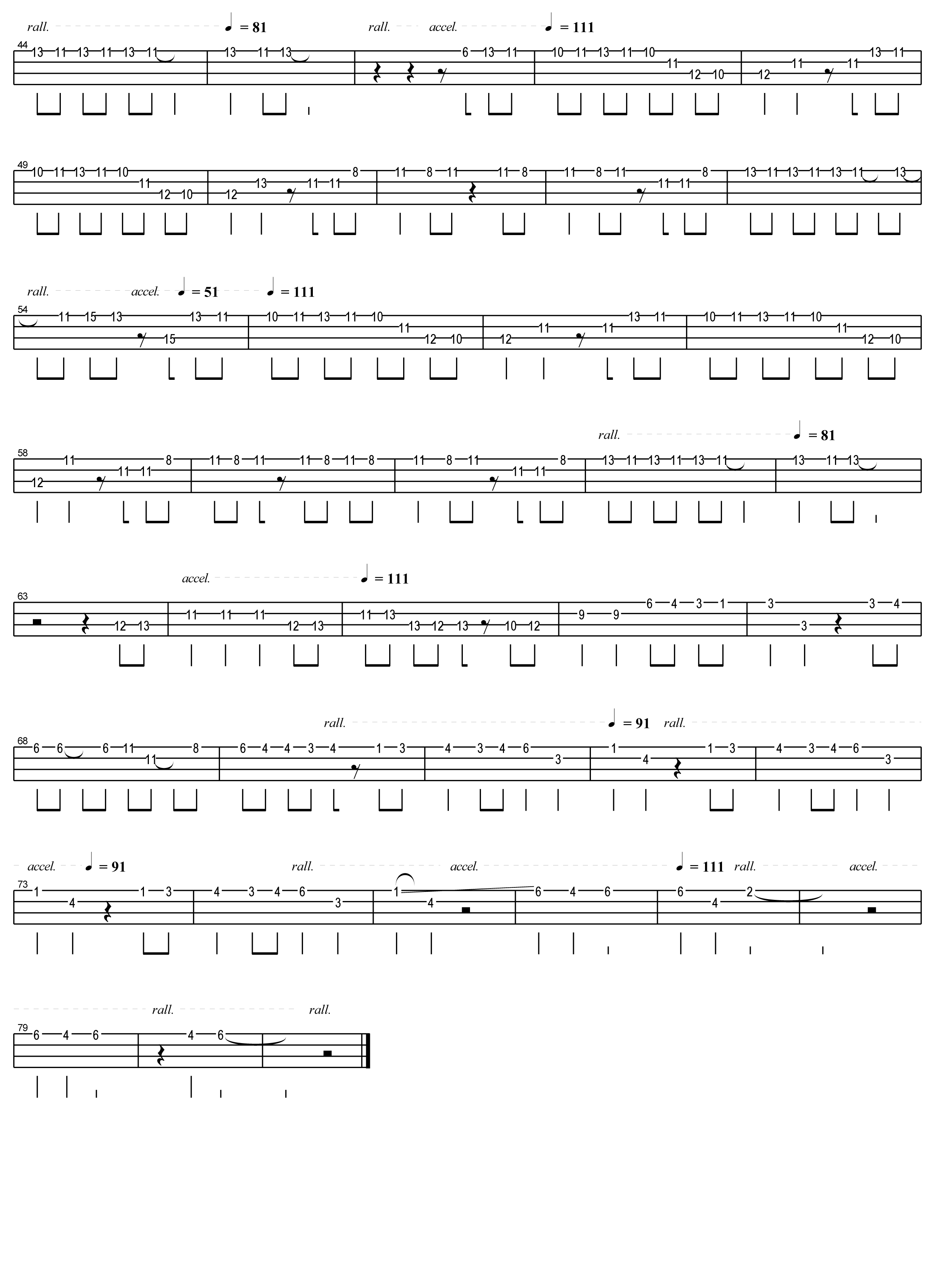 天黑黑尤克里里谱-2