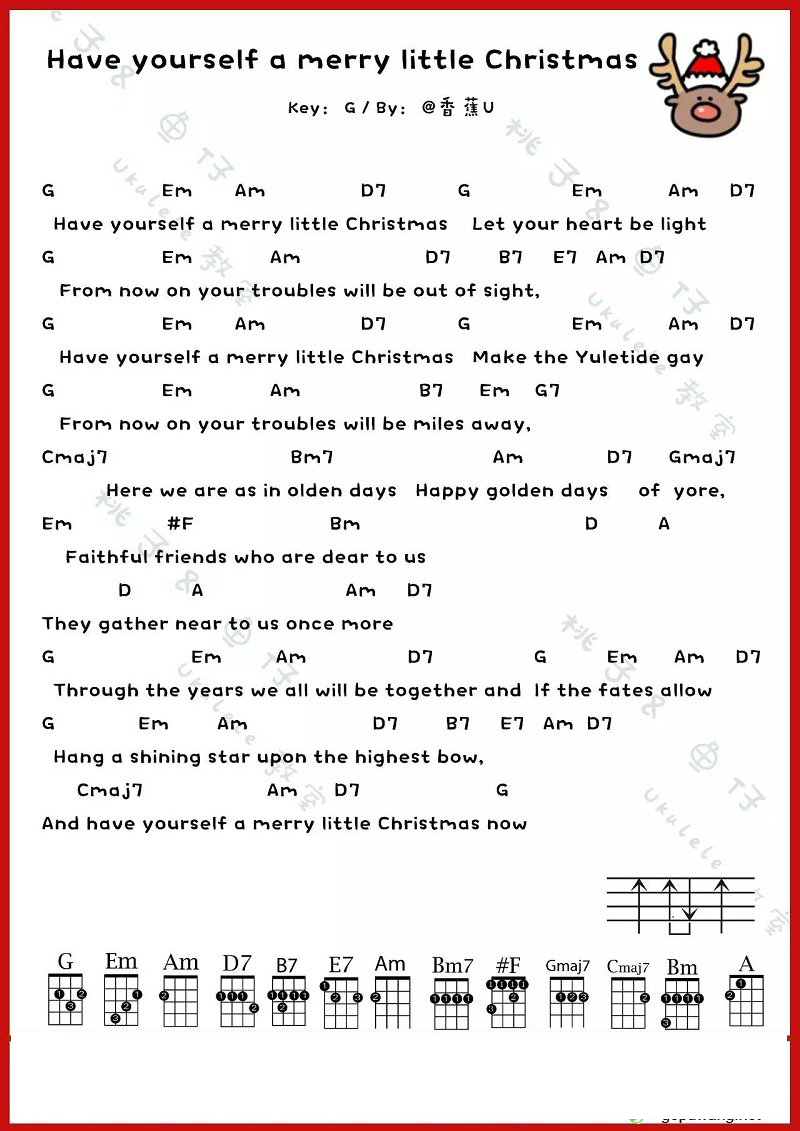 Have Yourself a Merry Little Christma尤克里里谱