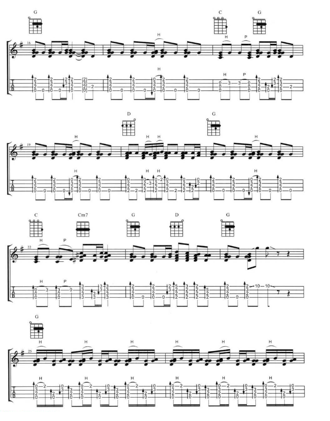 牛仔很忙尤克里里谱-3