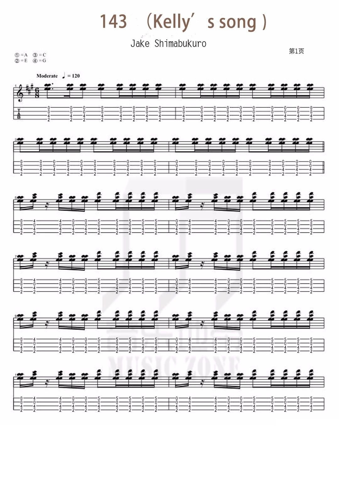 143尤克里里谱-1