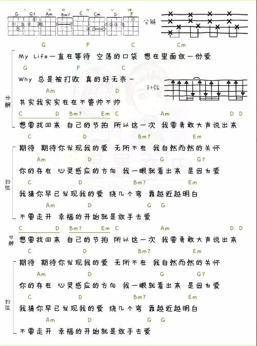 期待爱尤克里里谱