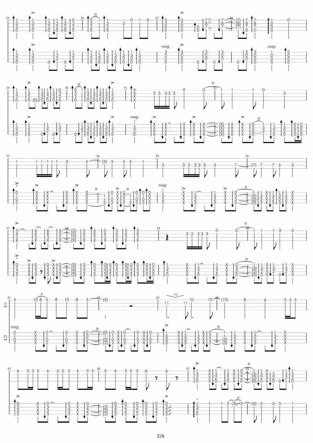 Body surfing尤克里里谱-2